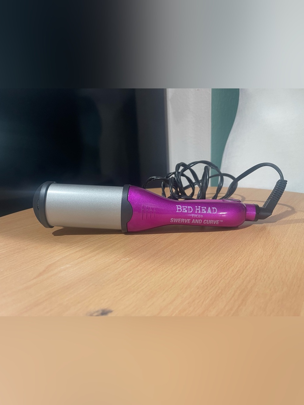 TIGI Bed Head Swerve and Curve Metallic Purple Styling Iron